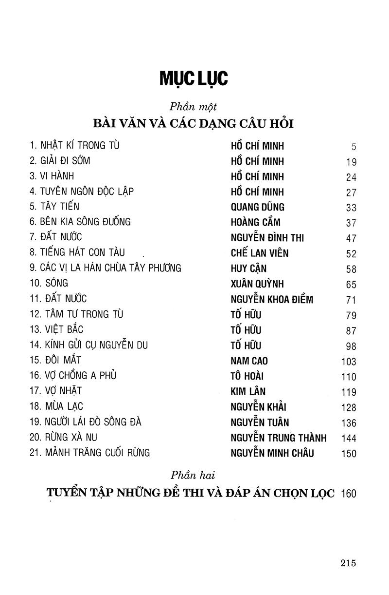 Sách Ôn Tập Luyện Thi Trắc Nghiệm THPTQG 2019 - Môn Văn