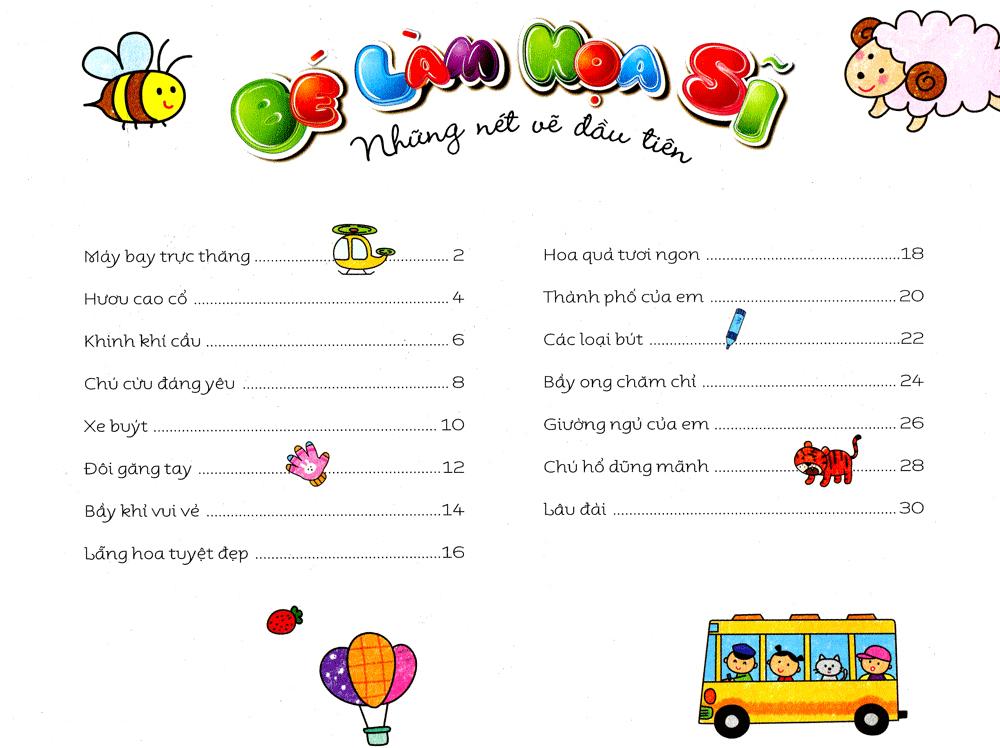 Bé Làm Họa Sĩ - Những Nét Vẽ Đầu Tiên - 4~5 Tuổi - Tập B