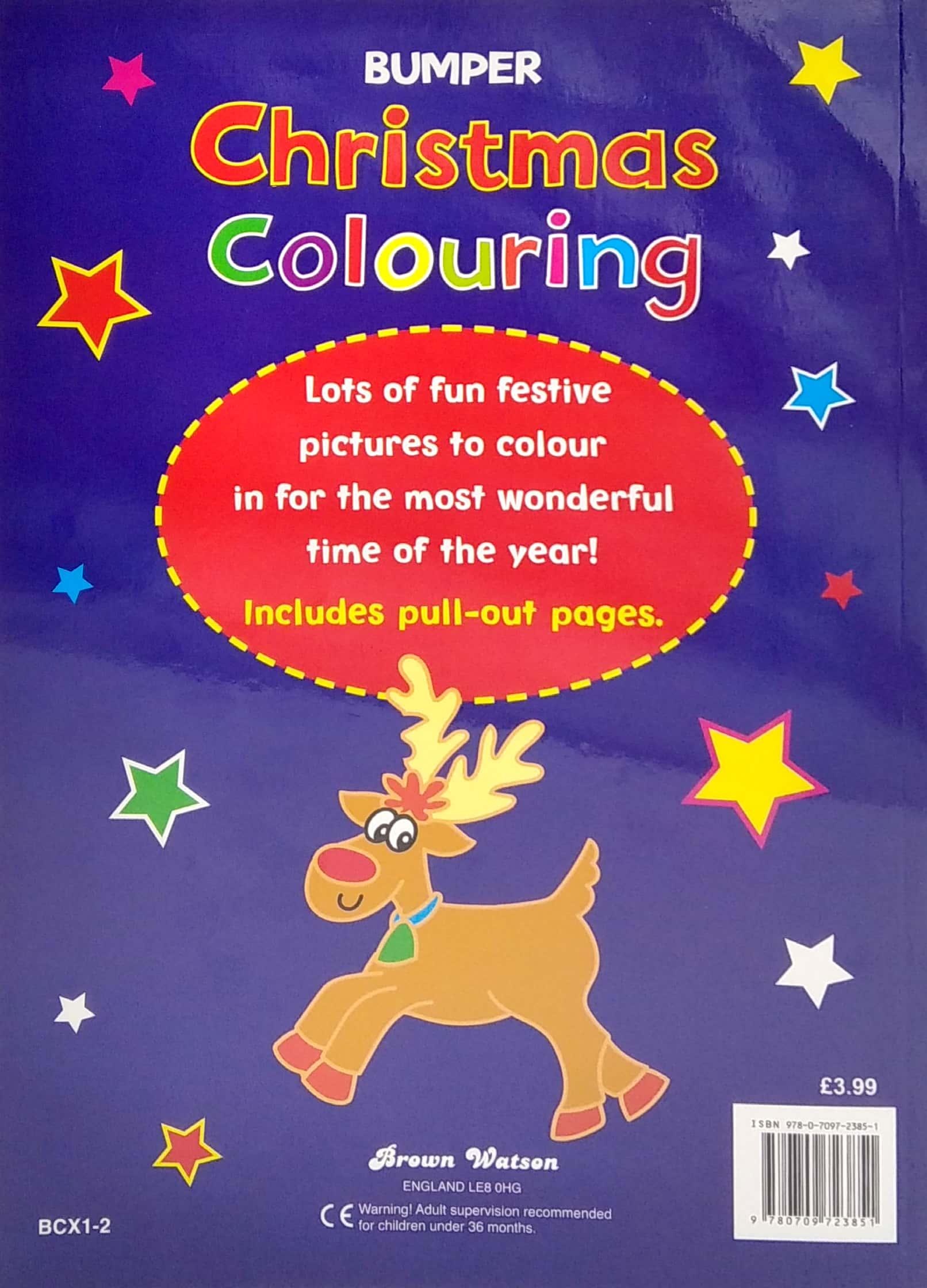 Bumper Christmas Colouring: Blue