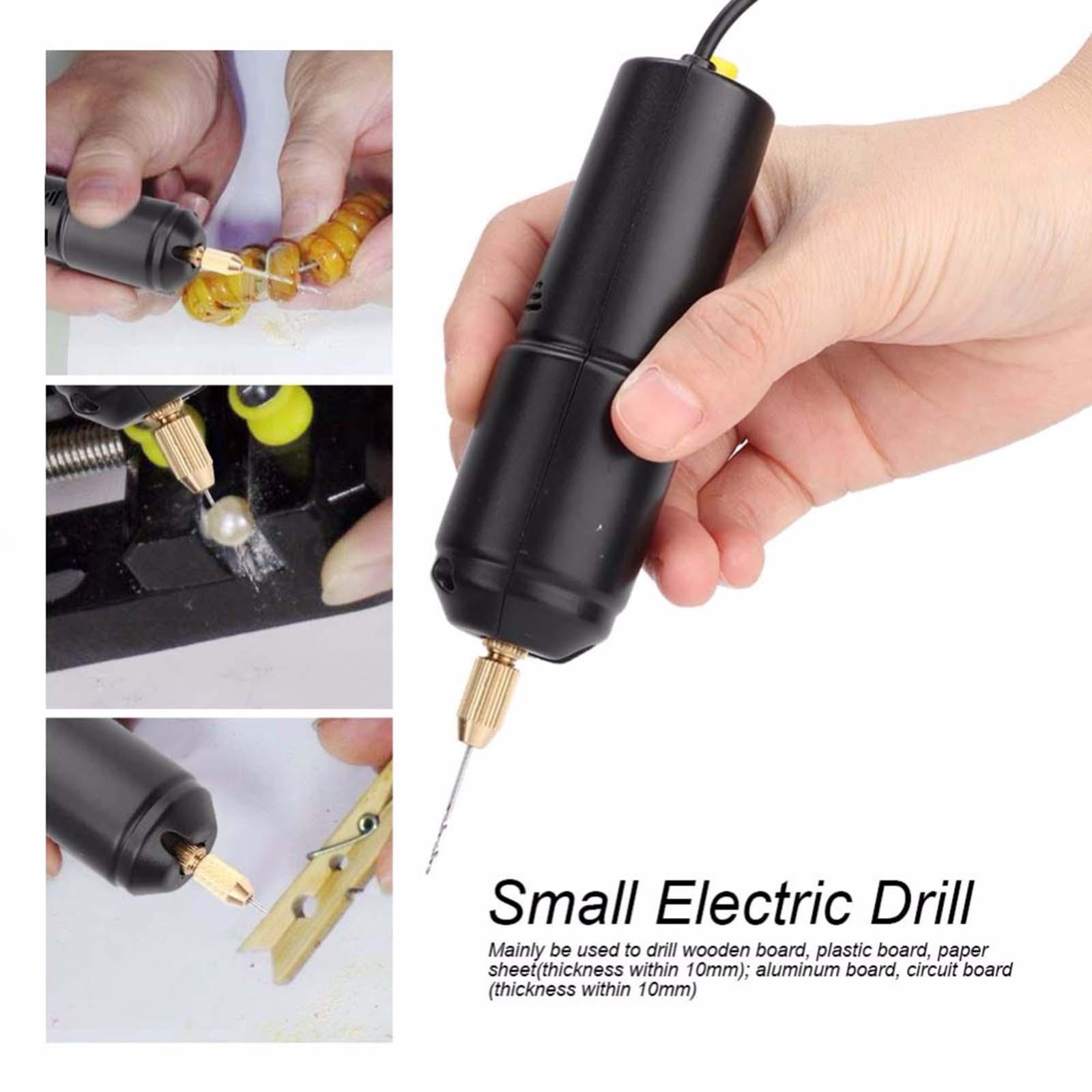 Mini Electric Drill Jewelry Tools for Keychains Making Wood DIY Wood Craft
