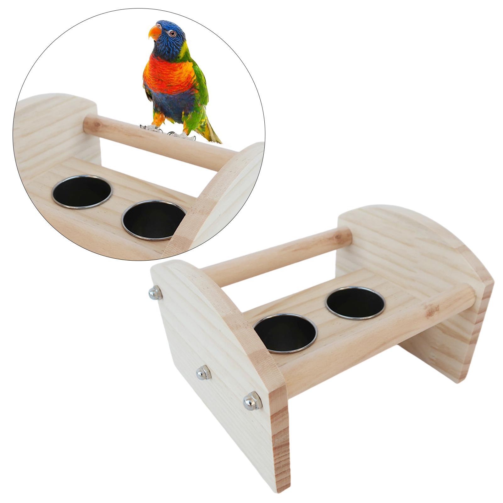 Bird Perch Stand Cage Supplies Training Standing Playground Playstand