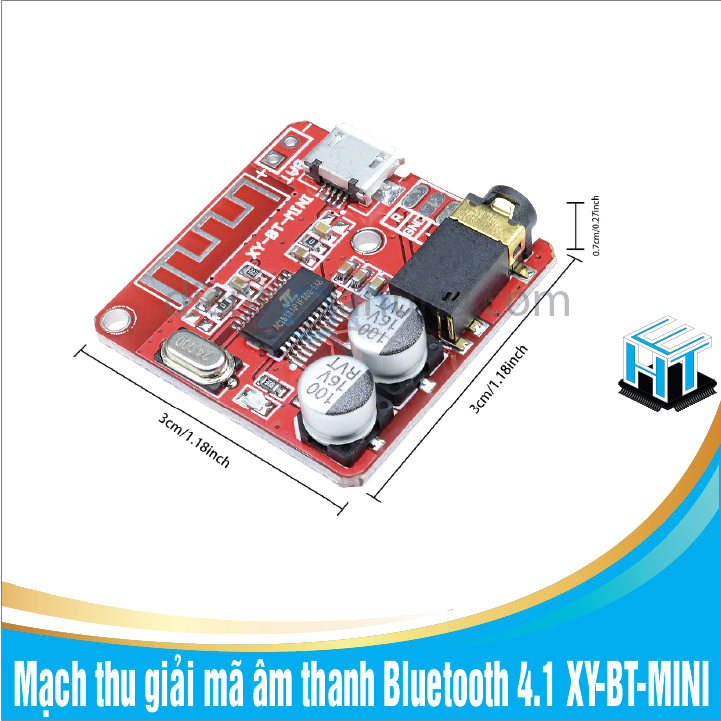 Mạch thu giải mã âm thanh Bluetooth 4.1 XY-BT-MINI