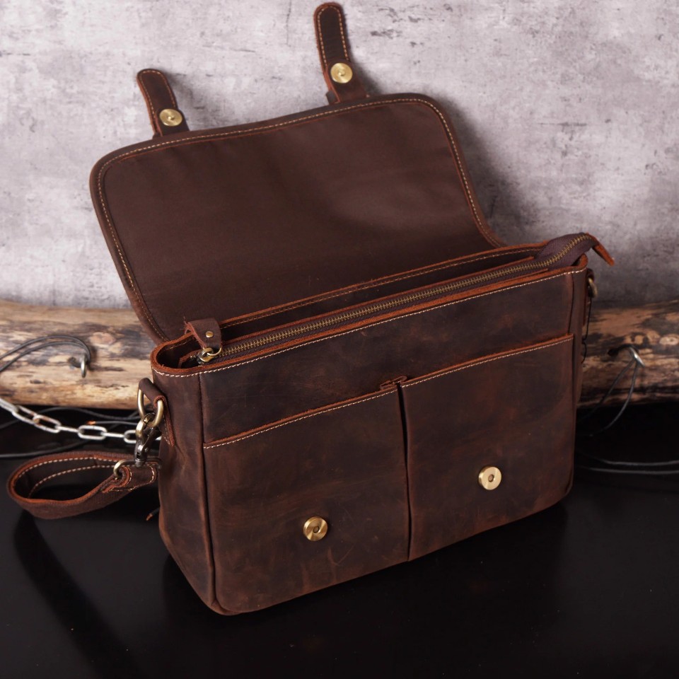 TÚI ĐEO CHÉO IP200 DA BÒ SÁP