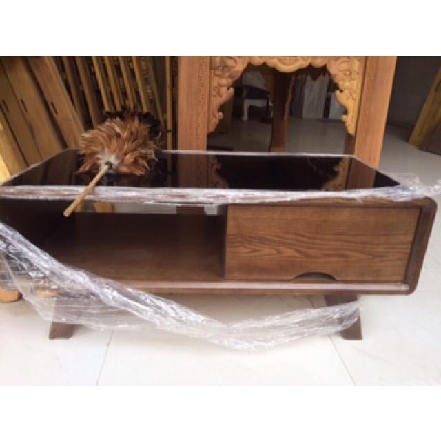 Bàn sofa gỗ sồi