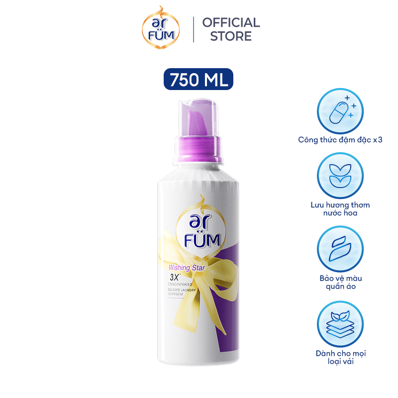 Nước Giặt Đậm Đặc Arfum Hương Nước Hoa, Dùng Cho Len, Lụa, Linen, Cotton Và Quần Áo Trẻ Em