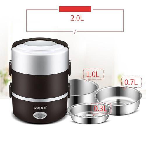 Hộp Cơm 3 Tầng Inox Hâm Nóng Thức Ăn Tiện Lợi