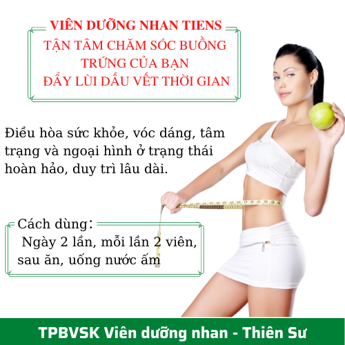 Thực Phẩm Bảo Vệ Sức Khỏe Thiên Sư - Viên Dưỡng Nhan - Điều hòa khí huyết, điều hòa tử cung, Chăm sóc buồng trứng của bạn, đẩy lùi dấu vết thời gian