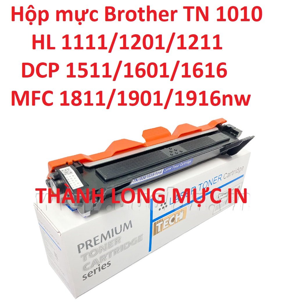 Hộp mực TN 1010 dành cho máy in Brother HL 1111-1201-1211 DCP 1511-1610-1616 MFC 1811-1901-1916