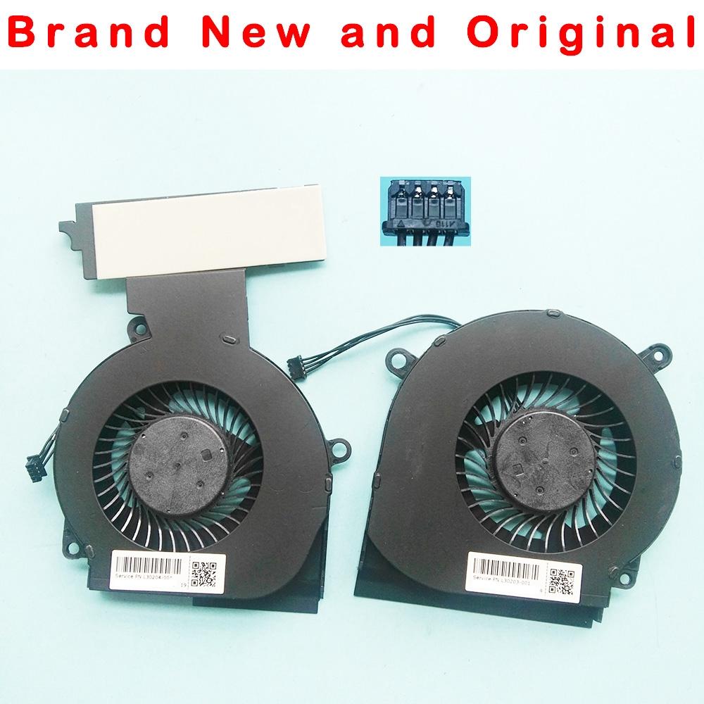 Mới Quạt Tản Nhiệt Cpu Gpu Cho Hp Gaming Nb Wasd 4 5 Pro Iv Omen 15-dc Tpn-q211 L30203-001 L30204-001 G3d