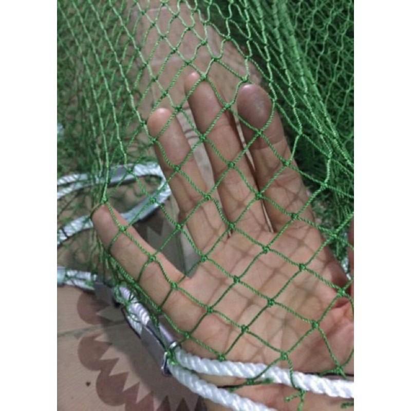 Lưới vét cá bằng dù cao 2m dài 30m chất liệu dù hàng thái lan hàng gia công y hình giá rẻ ( giá siêu khuyến mại )