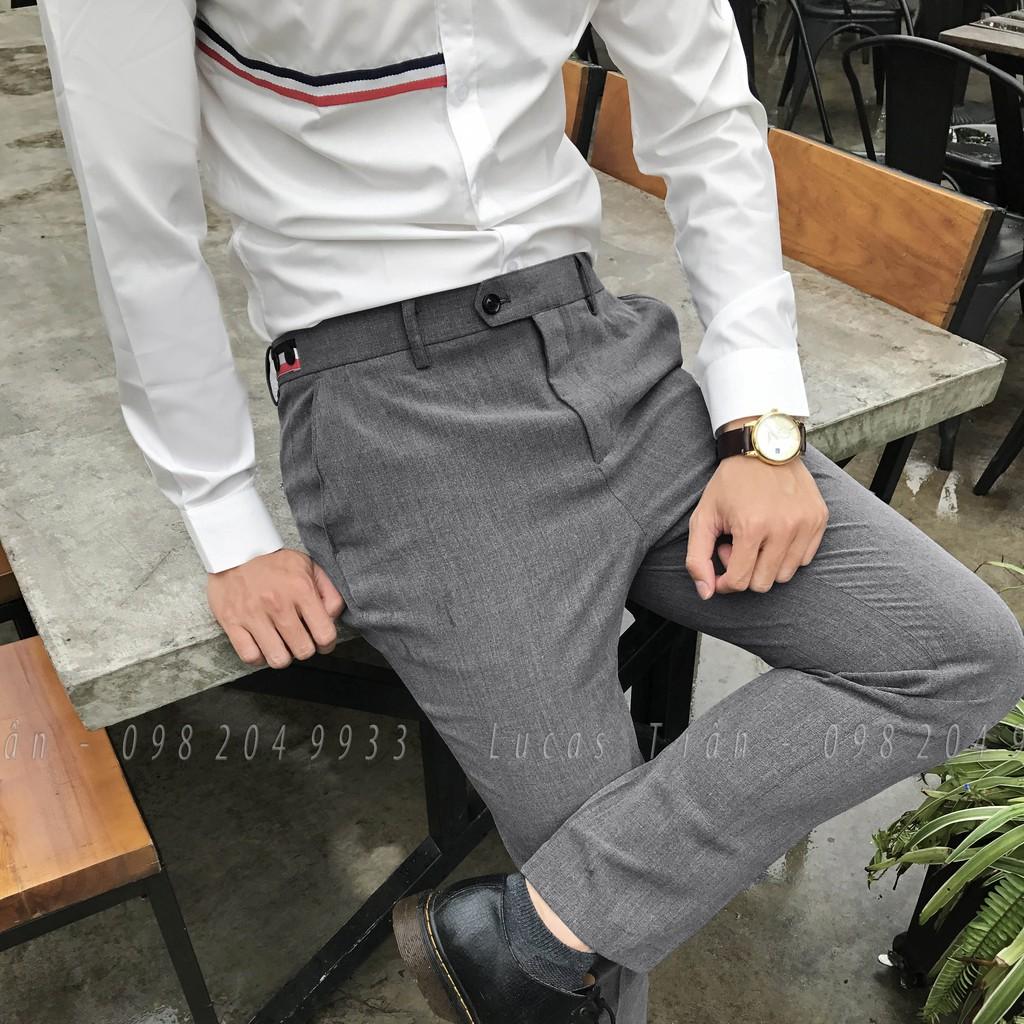 QUẦN ÂU QUỐC DÂN 3 SỌC, DÁNG SLIM FIT
