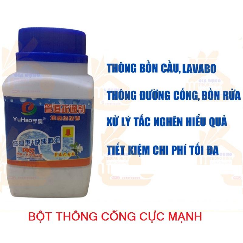 Bột Thông Tắc Đường Ống Thần Thánh Cực Mạnh, Loại Lớn - Bột Thông Tắc Bồn Cầu ,Bồn Rửa Bát, Đường Ống Thoát Nước