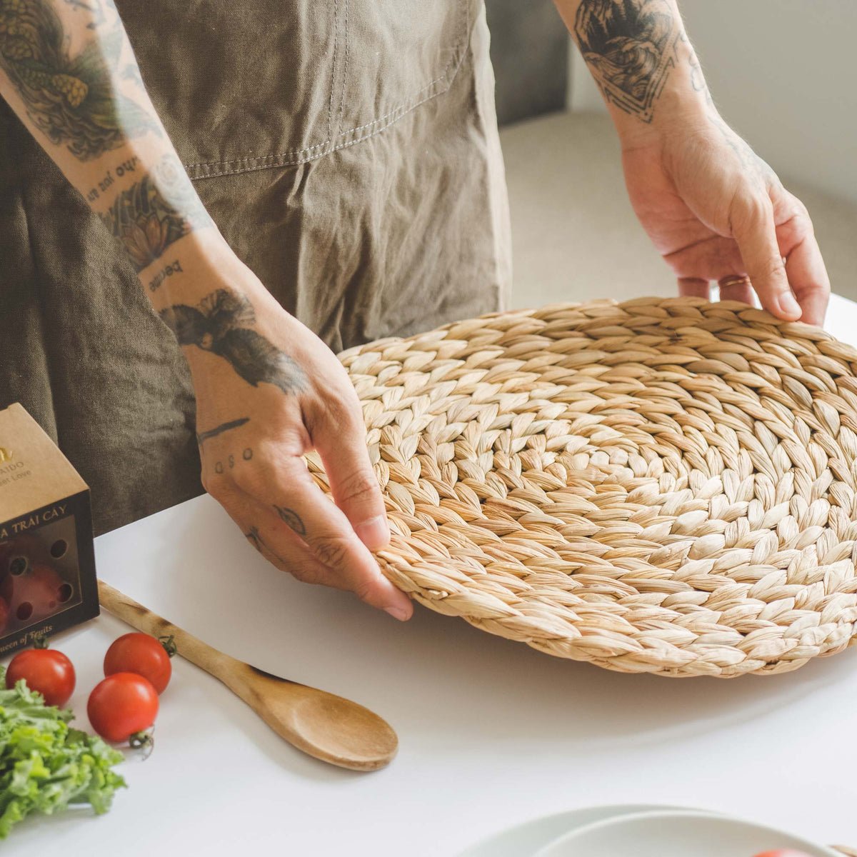 - Thảm lục bình trang trí chụp ảnh, decor nhà cửa, cửa hàng