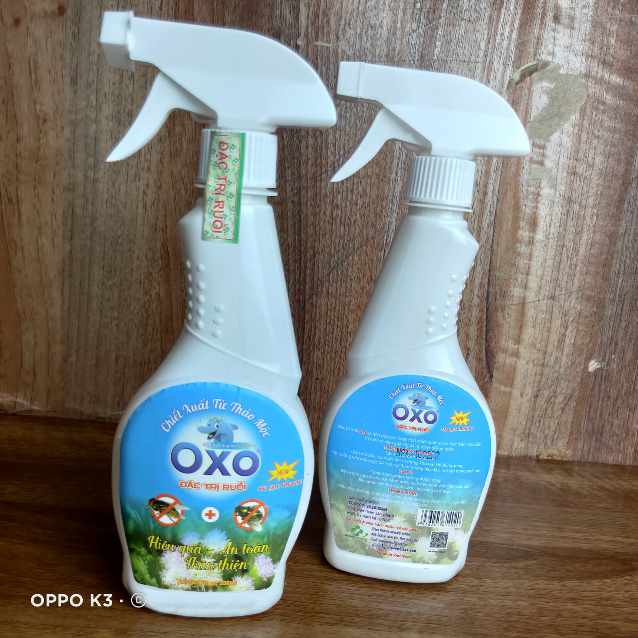 Đặc trị Ruồi OXO dùng trong gia đình chai Xịt 350ml HIỆU QUẢ - AN TOÀN - THÂN THIỆN