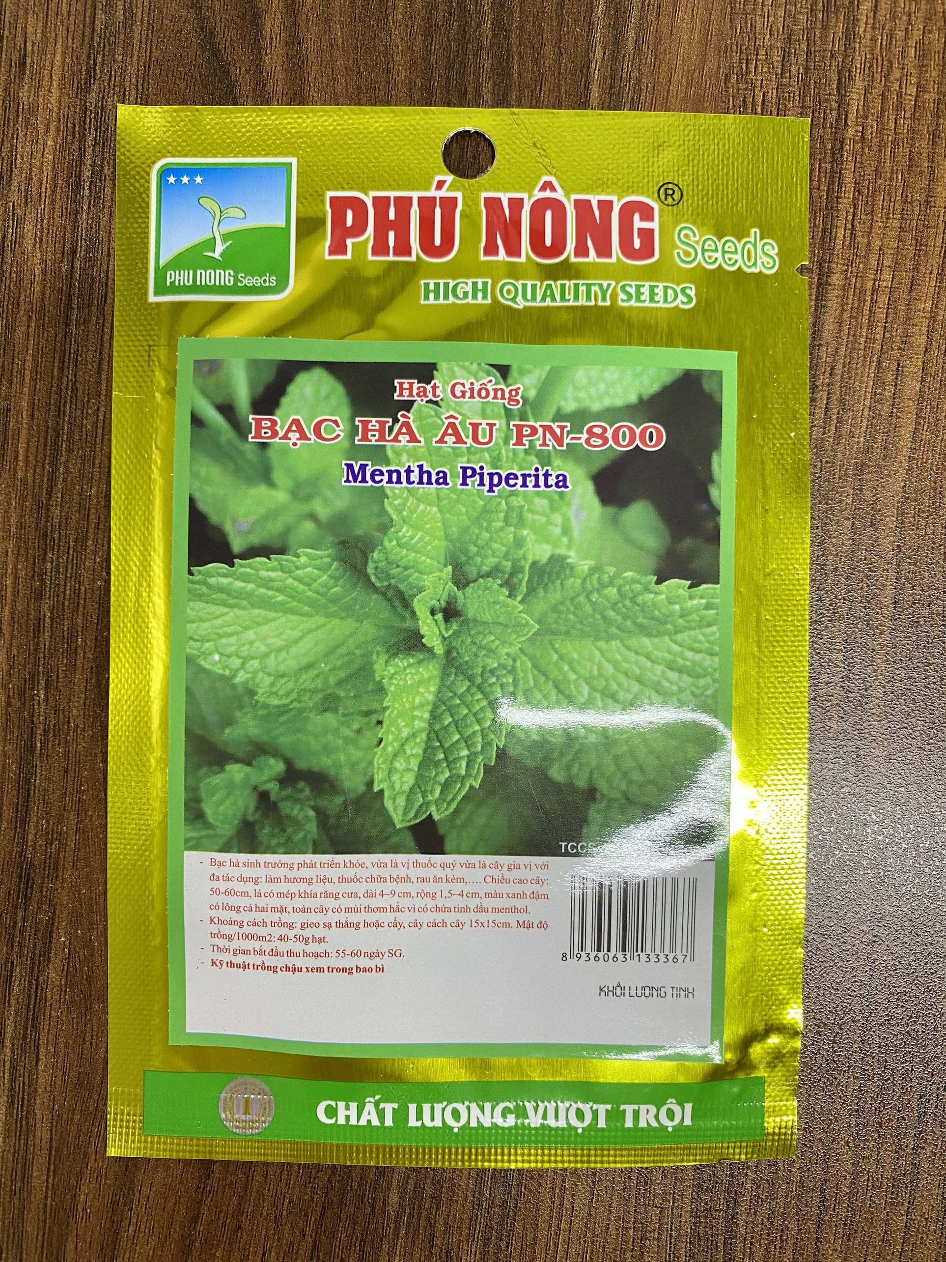 HẠT GIỐNG BẠC HÀ ÂU PHÚ NÔNG