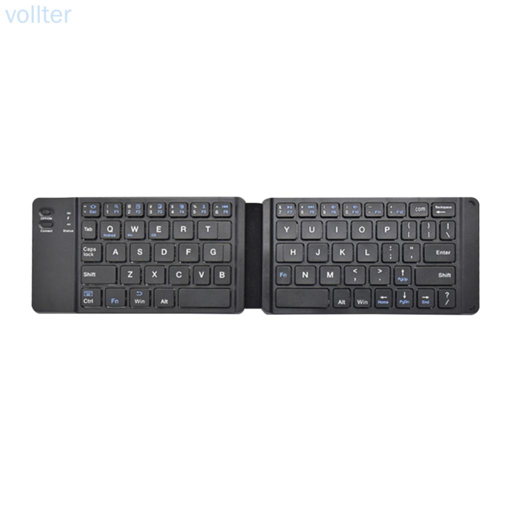 Bàn Phím Bluetooth Không Dây Cho Ios Android Pc Tablet Phone, Black