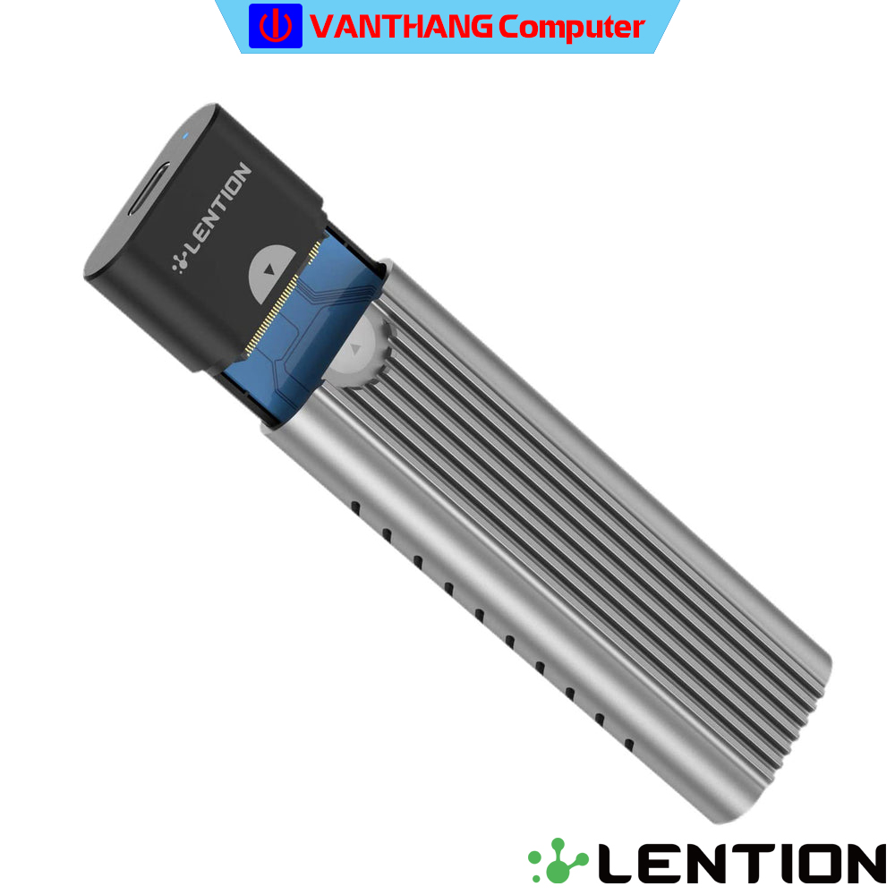 Box ổ cứng SSD M.2 NVMe LENTION C9S - Hàng chính hãng