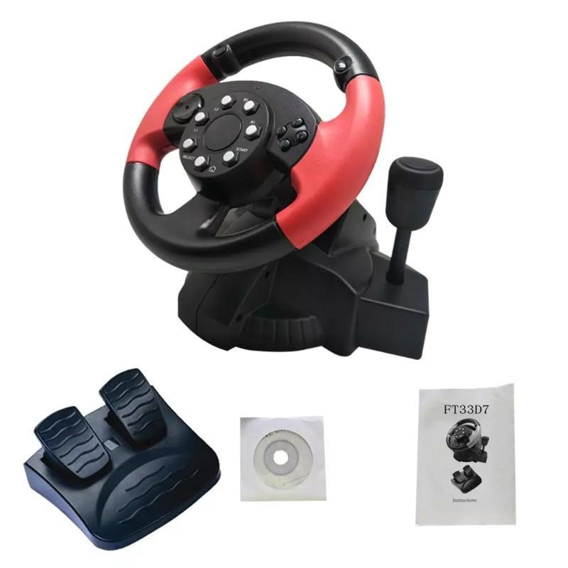 Tay Cầm Dạng Vô Lăng Chơi Game Cho Ft33D3 D7 Series Ps 3 / Ps 2 / Pc