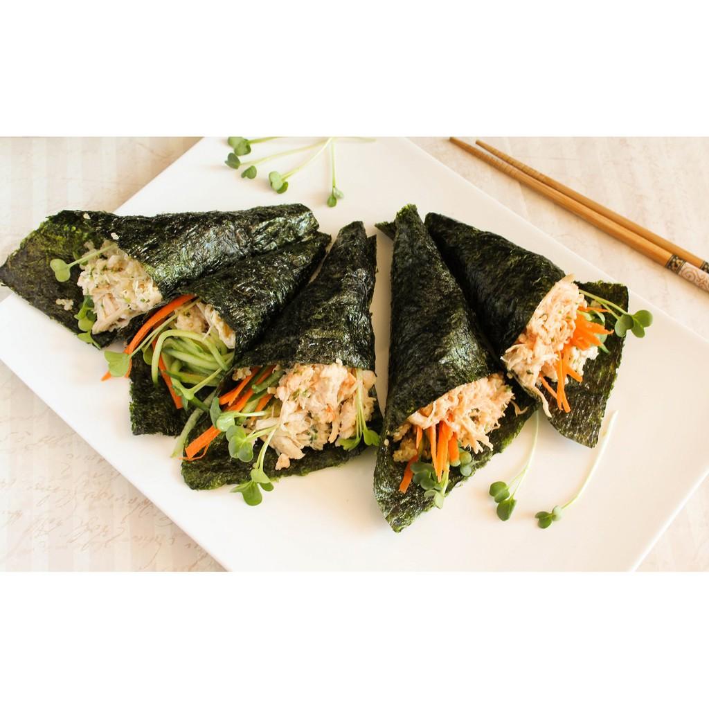Rong Biển Nướng Giòn có gia vị Snack Dolgim 24G ăn liền - Cuộn kẹp cơm Good&Well Hàn Quốc