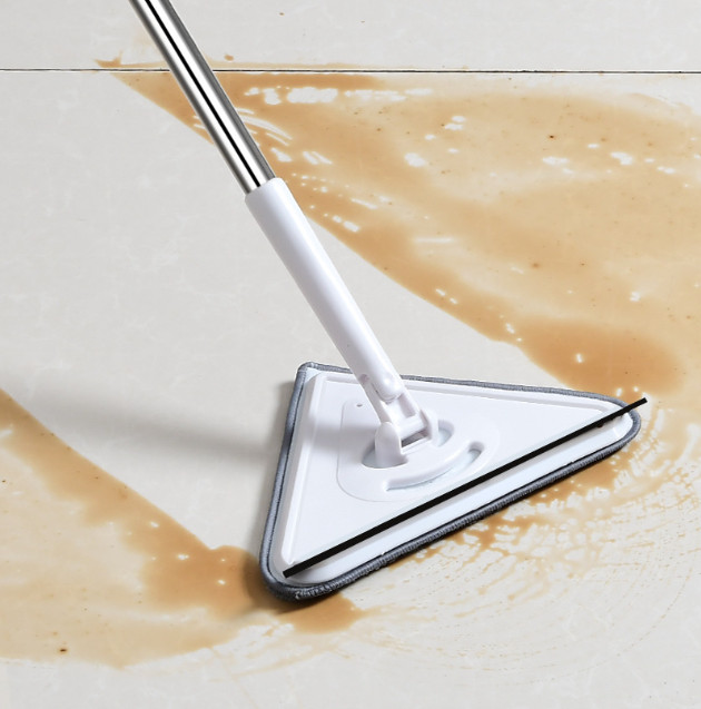 Bộ Cây vệ sinh lau rửa kính lau sàn 2 mặt kéo dài 1.9m Shika Triangle