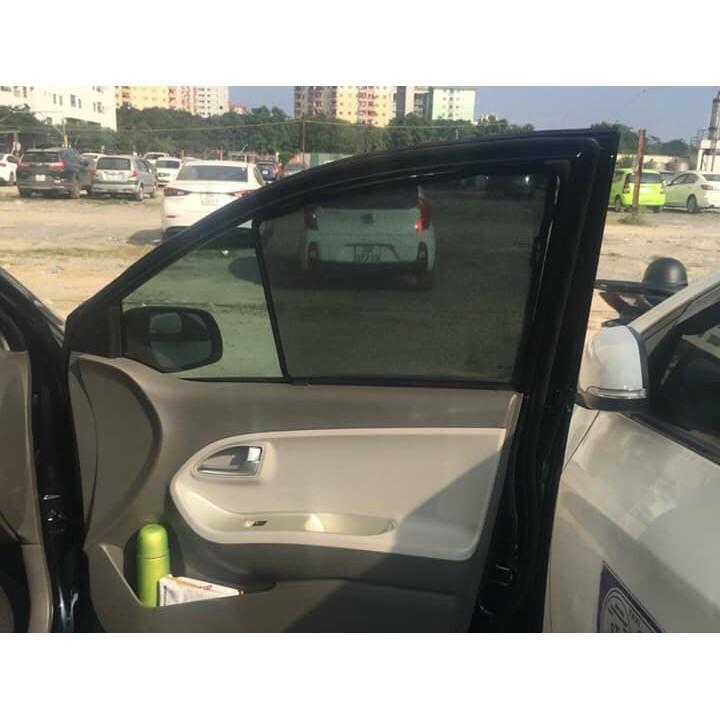 Rèm che nắng theo xe Kia Morning 2012-2019 có nam châm hít