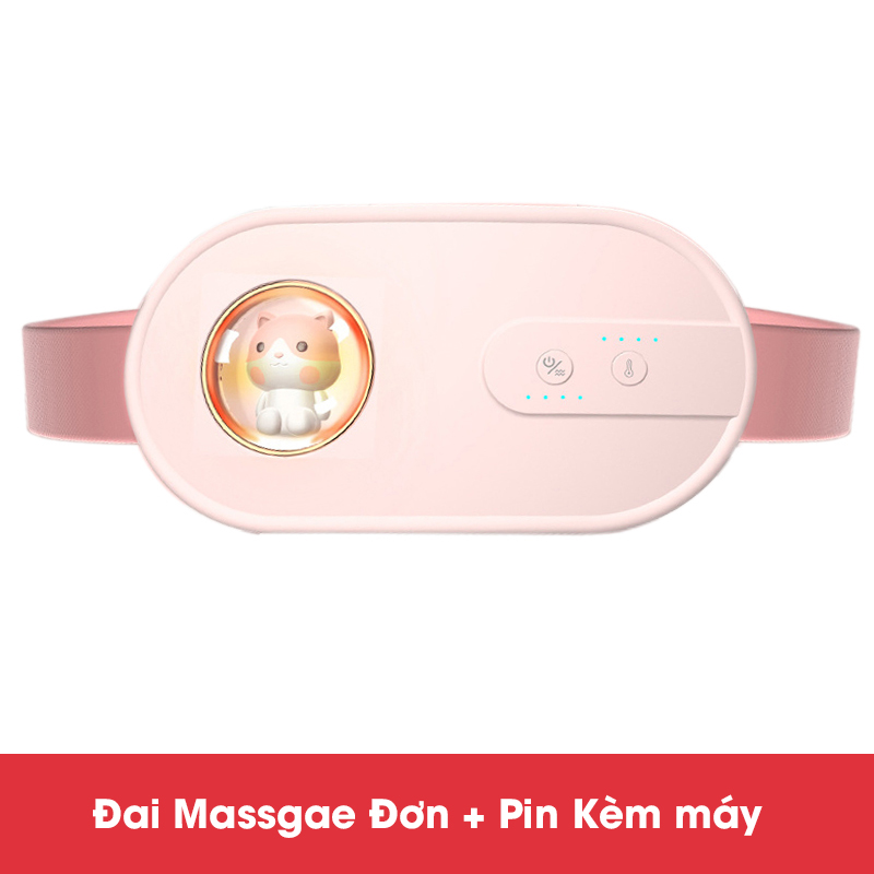 Đai Massage Kỳ Kinh Nguyệt Hình Chó Corgi, Chườm Ấm Bụng Phụ Nữ Cao Cấp