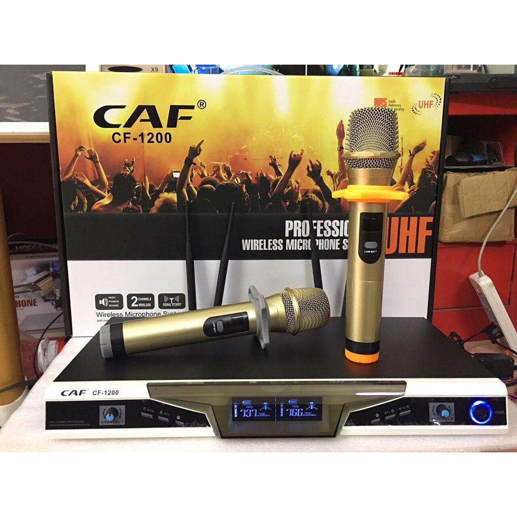 Micro karaoke không dây CAF CF-1200, hát karaoke gia đình, các buổi họp mặt, thiết kế sang trọng-tinh tế