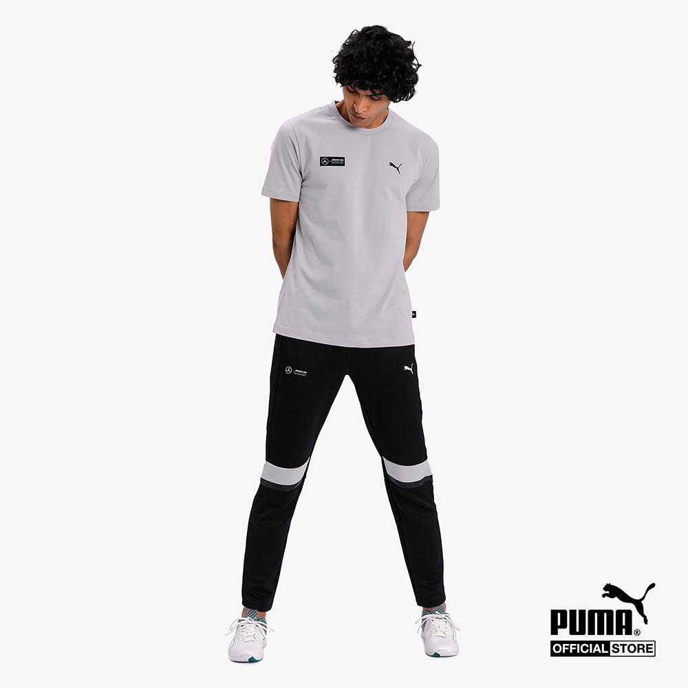 PUMA - Áo thun thể thao nam cổ tròn tay ngắn Mercedes Graphic 596184-04