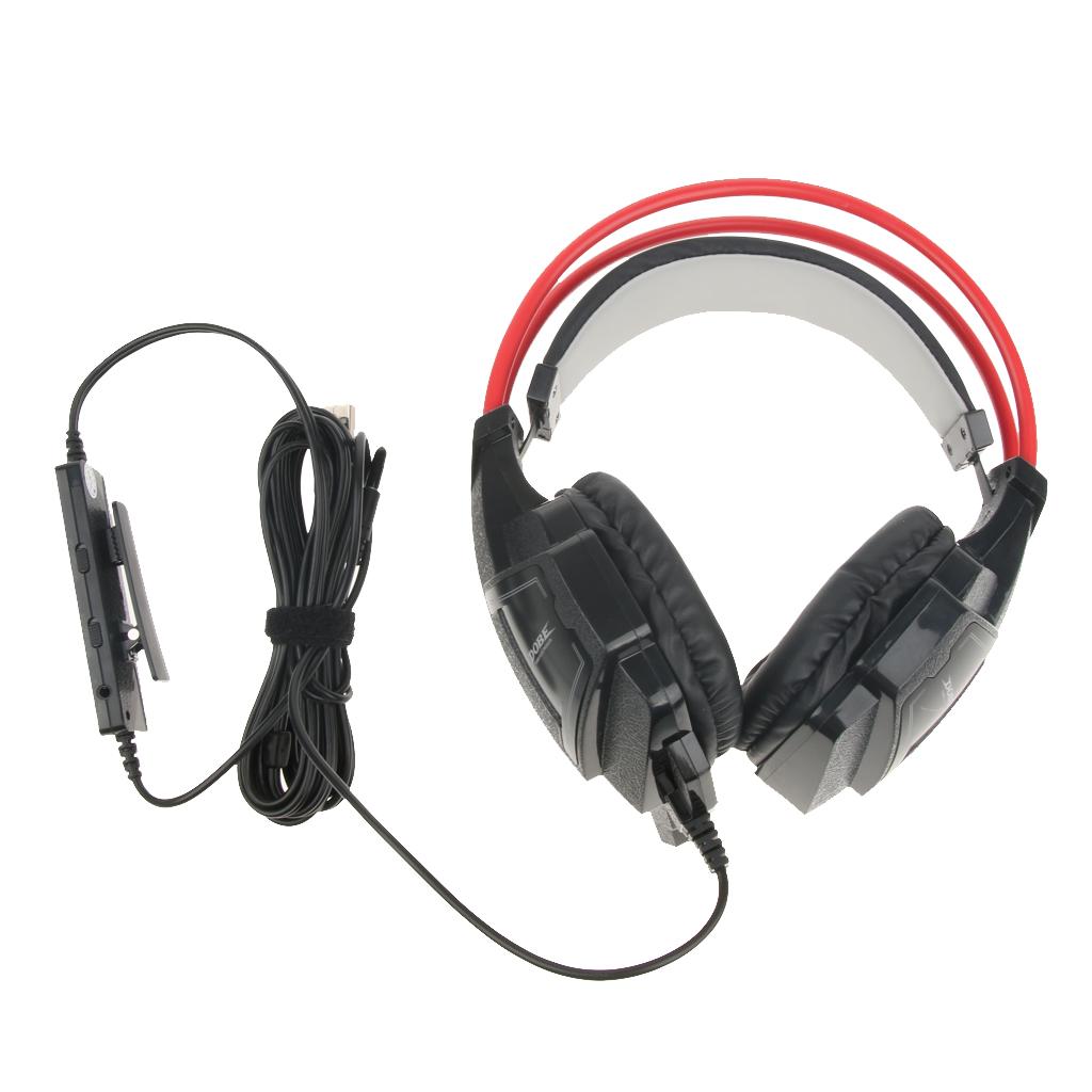Gaming Headphone Headset Earpiece 3.5mm Jack with Mic for PC PS3 PS4 Slim Pro