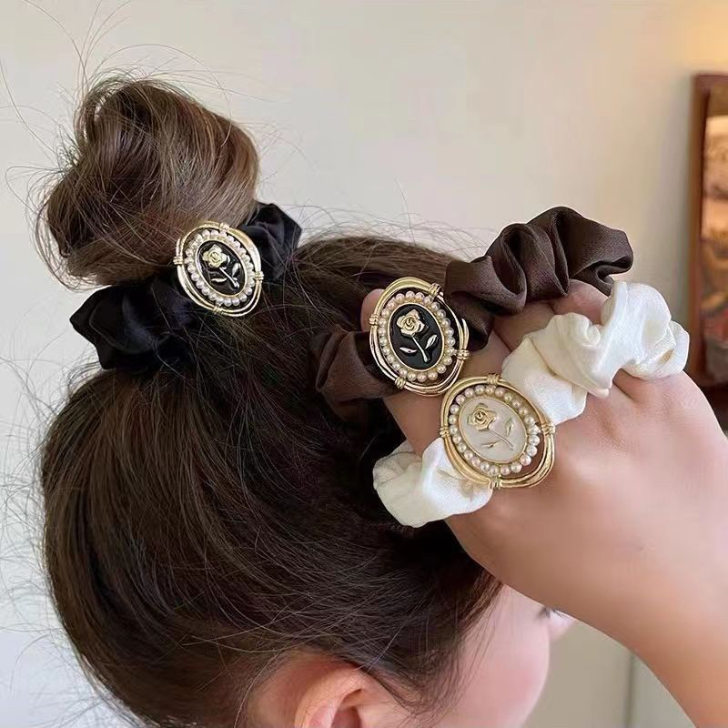 Set 3 dây buộc tóc scrunchies phong cách Hàn Quốc