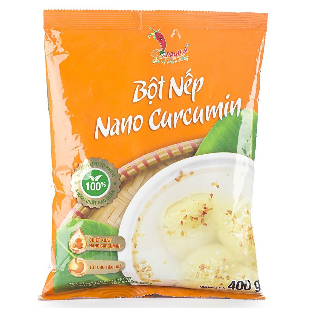 Bột nếp Nano Curcumin 400g Phú Hải