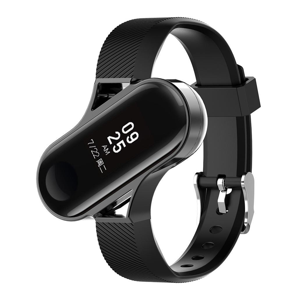 Compatible for Xiaomi Mi Band 3 Replacement Band,Replacement Wristband Smart Bracelet Strap with Metal Frame for Mi Band 3 Watch