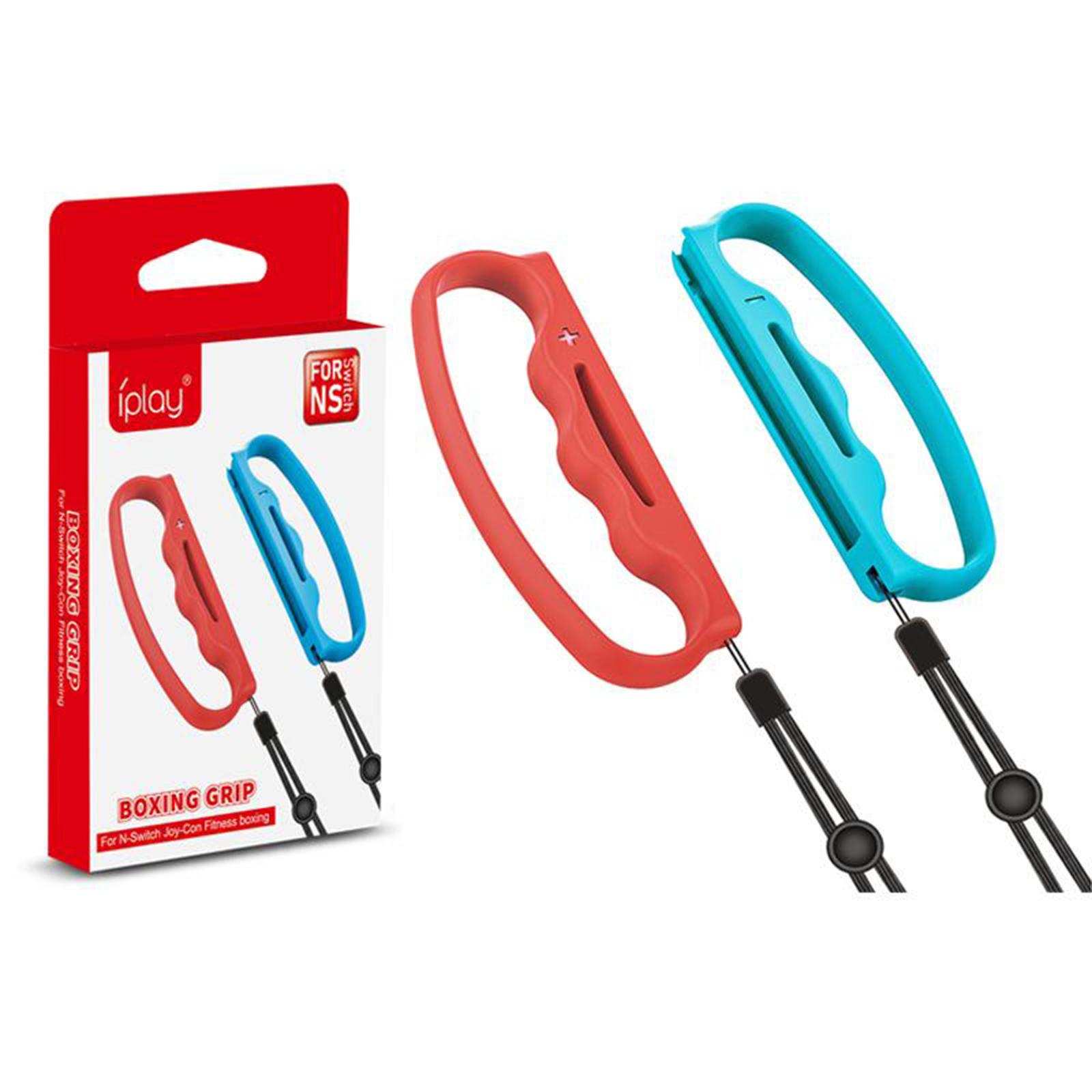 Boxing Grip for Nintendo Switch Joy-Con Fitness Boxing Game，Fit Boxing Clasp Accessories Handle for Adults and Children, 2 Packs