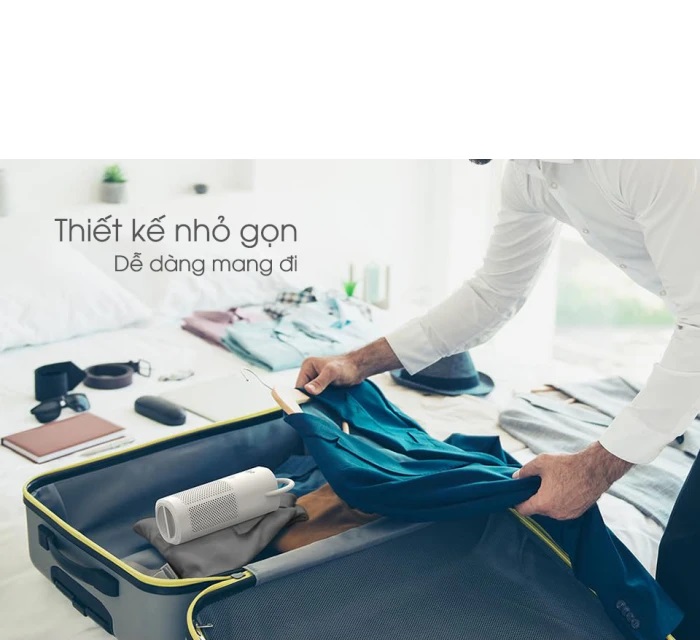 Máy lọc không khí ô tô di động Mini, Khử Mùi ô tô, Tạo Ion Âm