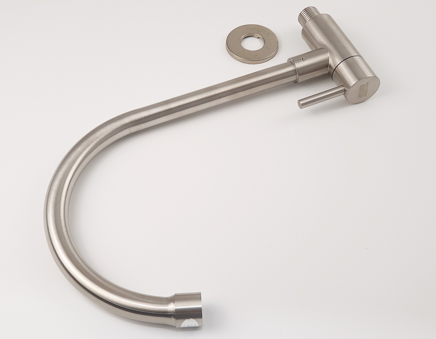 Vòi rửa chén lạnh âm tường Inox SUS 304 Eurolife EL-RC08