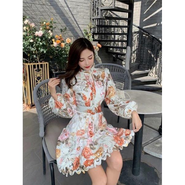 ĐẦM HOA THÊU CAO CẤP