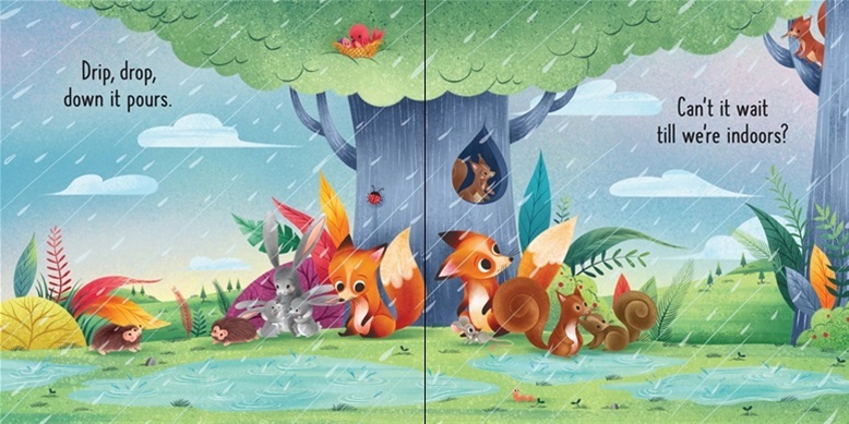 Rain, Rain Go Away (Little Board Books)