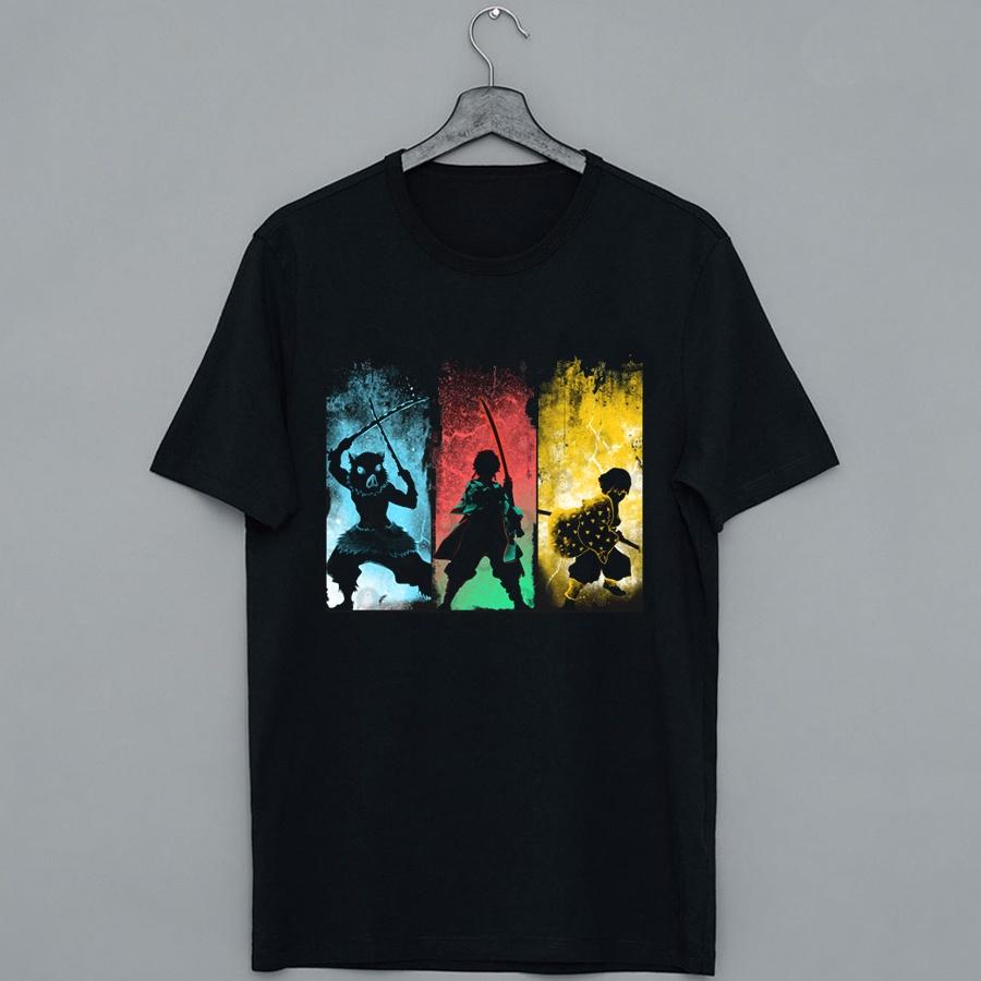 Áo thun Kimetsu no yaiba, áo phông anime Demon Slayer thun cotton mẫu mới cực chất giá rẻ | SANS STORE