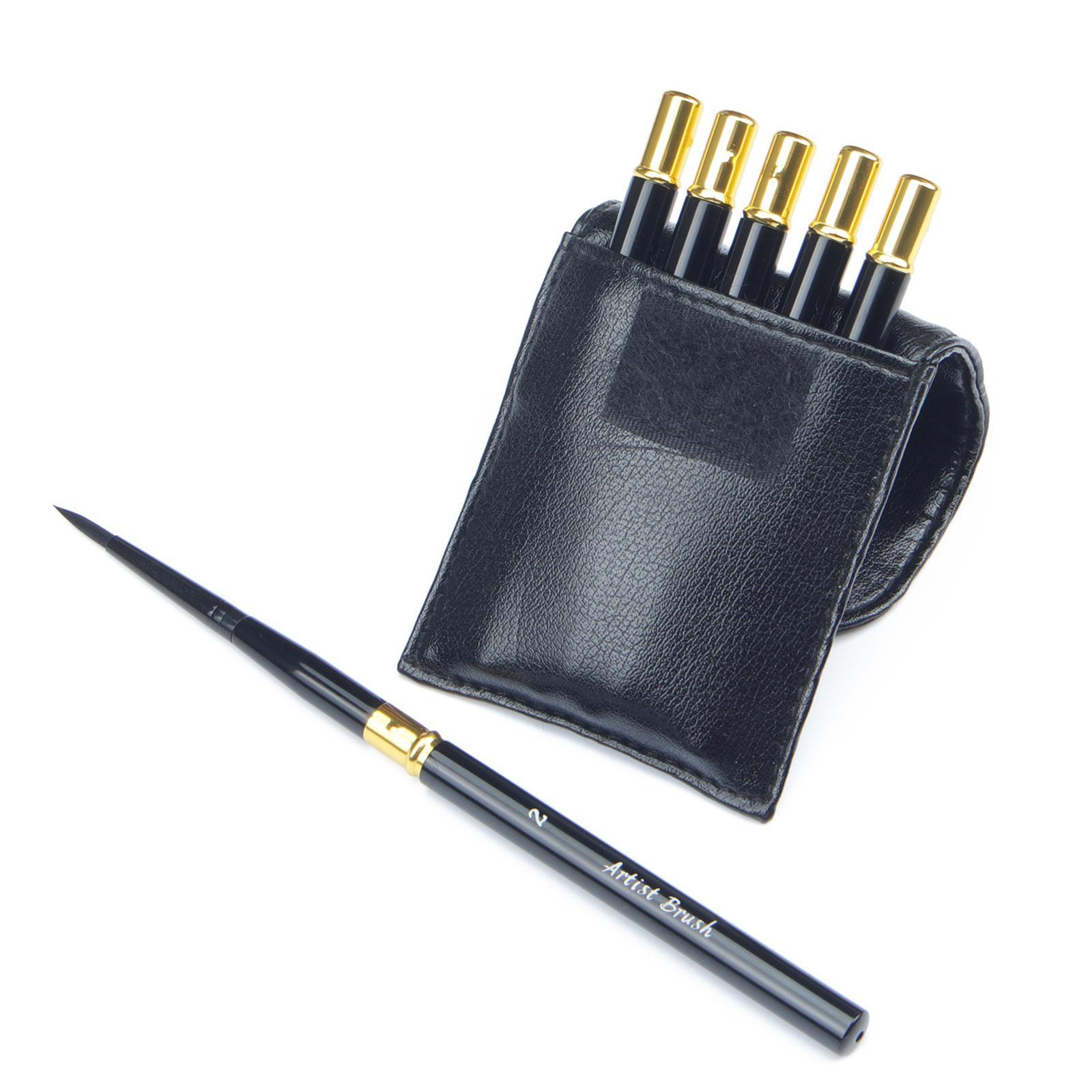 6pcs Brush Set Nylon Brushes for Oil Watercolor Artist Painting Art