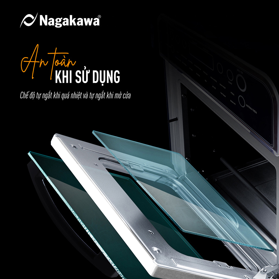 Nồi chiên không dầu Nagakawa NAG3308 - Hàng chính hãng