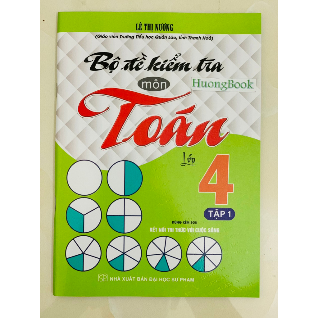 Sách - Combo Bộ Đề Kiểm Tra Môn Toán Lớp 4 Tập 1 + 2