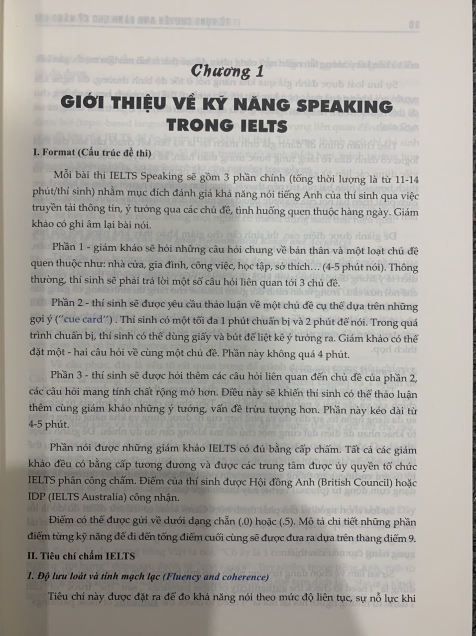Từ vựng chuyên anh dành cho kỹ năng nói.