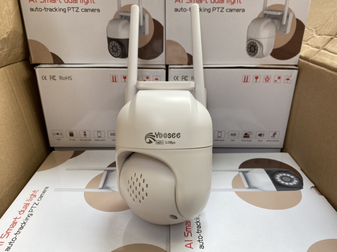 Camera IP Yoosee Ngoài Trời PTZ MINI Xoay 360° FULLHD 2.0 Mpx Siêu Nét - Hàng nhập khẩu