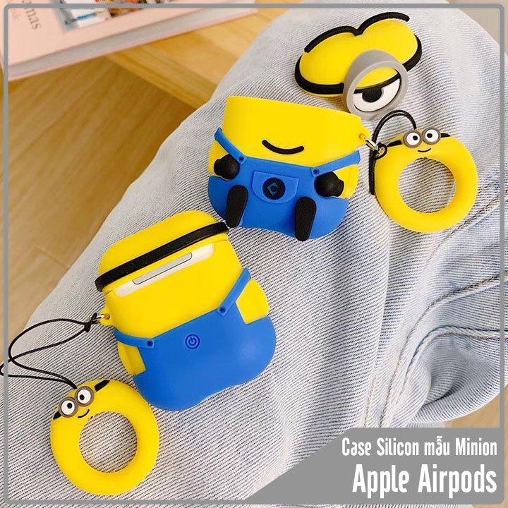 Túi silicon cho tai nghe Airpods hình MINION nhựa dẻo