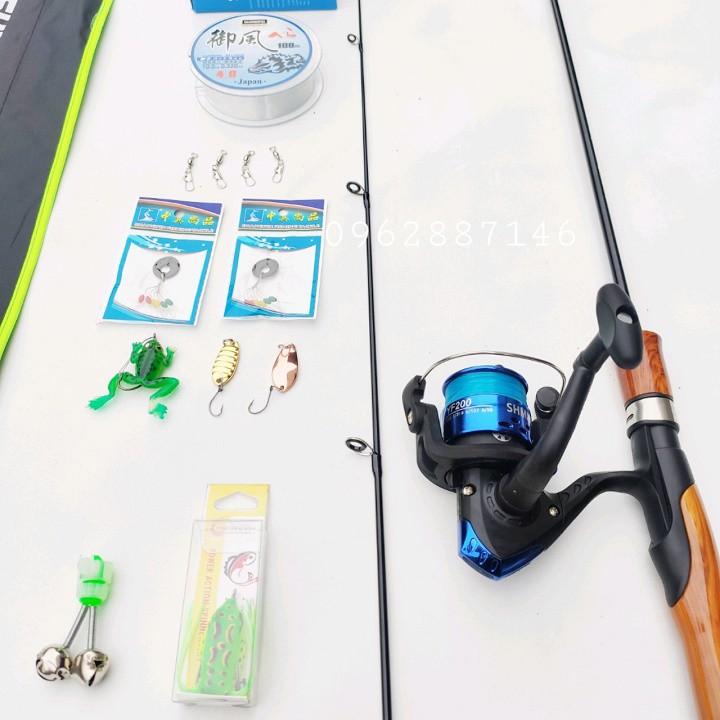 Bộ cần câu lure shimano ul cabon xoắn cao cấp
