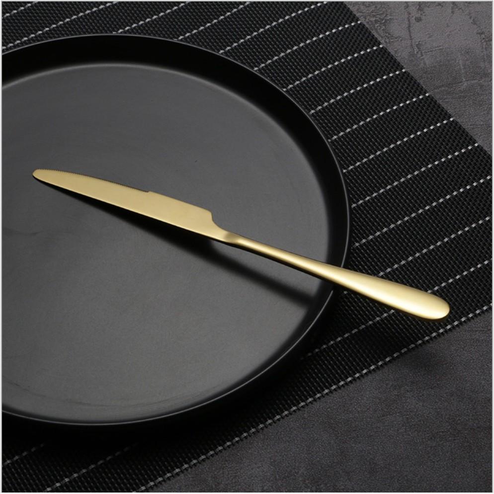 Bộ 4 dụng cụ ăn uống trang trí bàn ăn SET CUTLERY GOLDEN INGENIOUS 4pcs