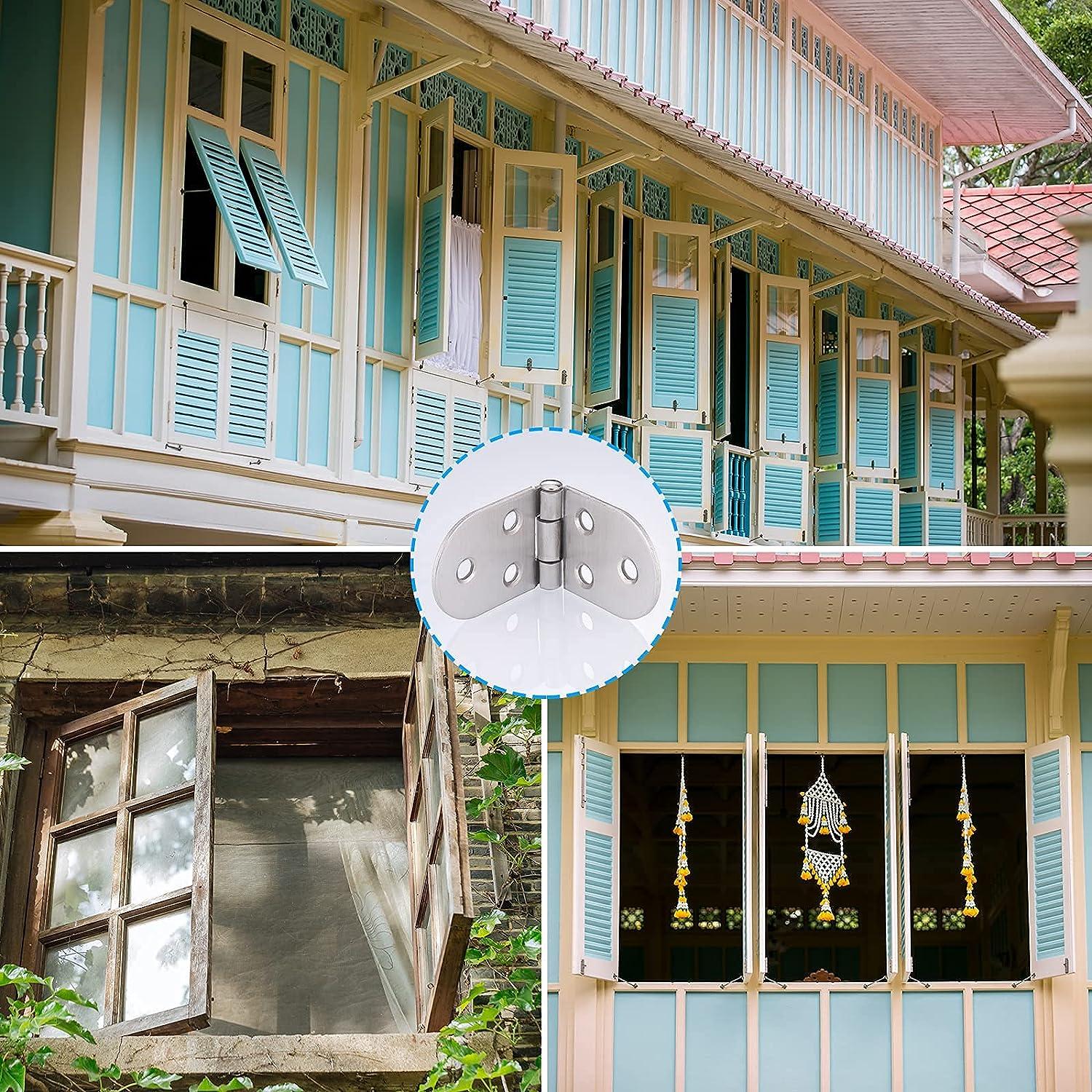 10 Chiếc Bản Lề Hai Lá Bằng Thép Không Gỉ, Bản Lề Cửa Chống Gỉ, Bản Lề Đàn Piano Nhẹ Hơn, Thích Hợp Cho Tủ, Cửa Sổ, Cửa Ra Vào