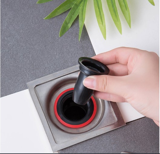 Ống thoát nước lọc rác nhà tắm chống mùi hiệu quả, lõi lọc rác ống thoát nước thông minh chống tắc nghẽn đường ống nước