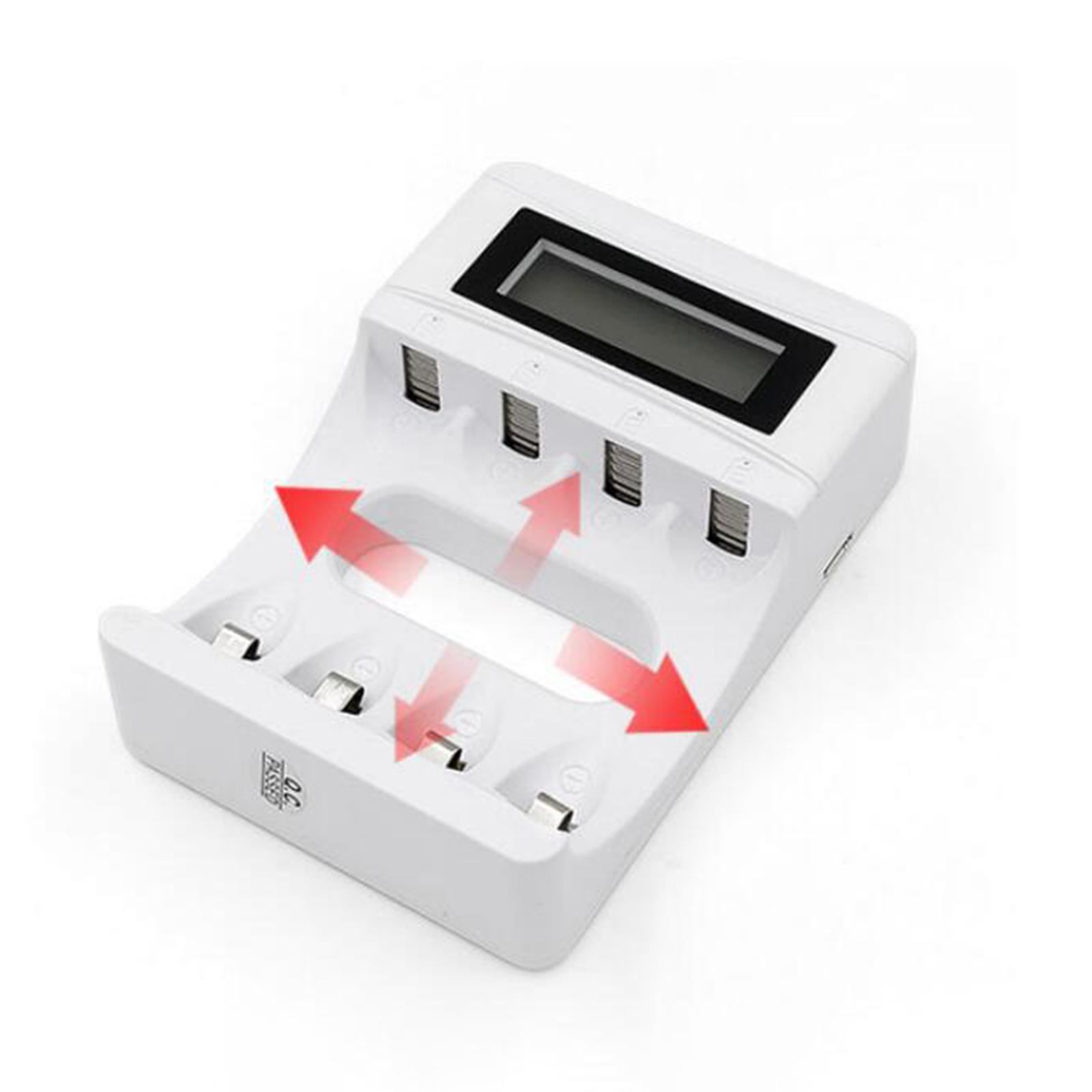 Battery Charger LCD Display for   Rechargeable Batteries Flashlight