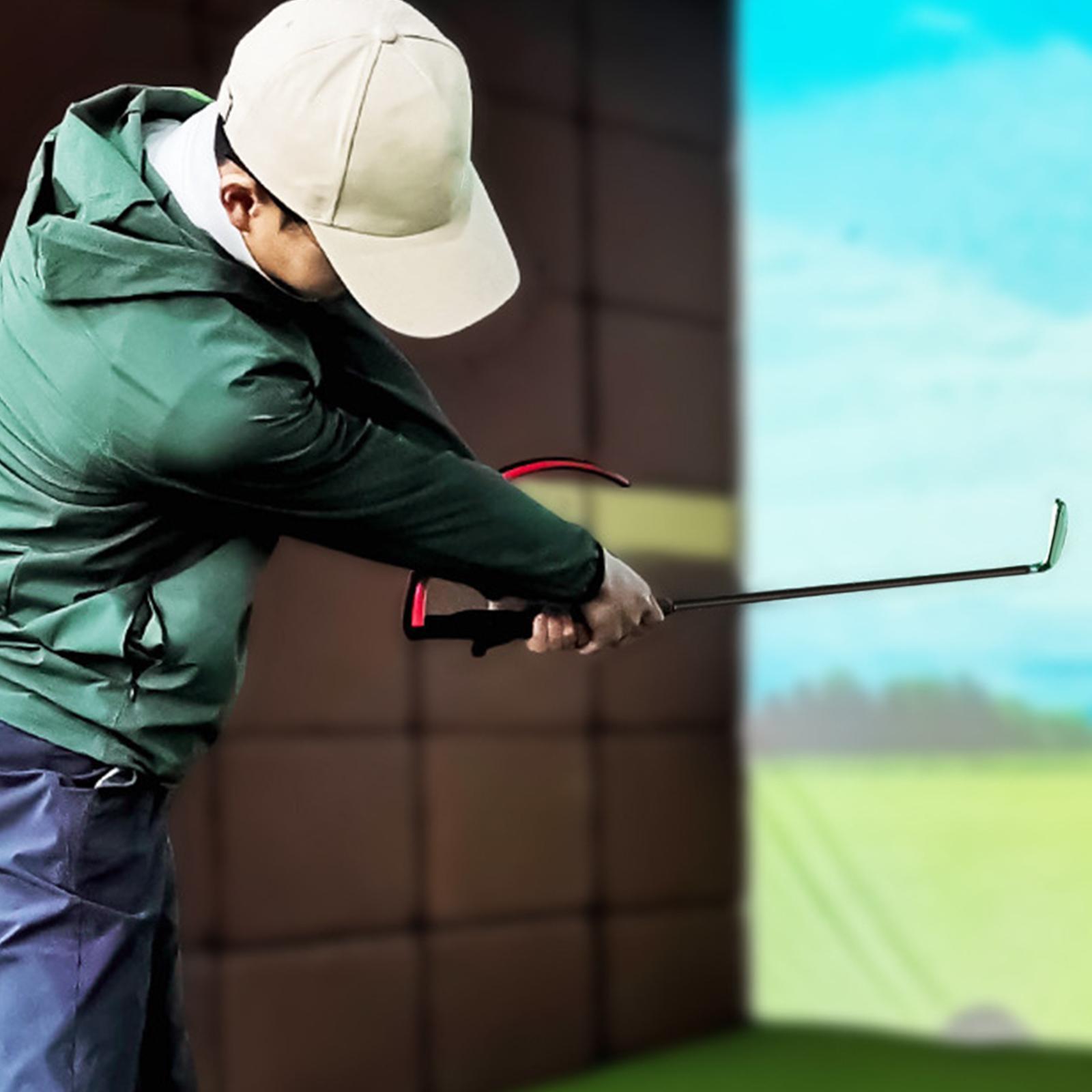 Golf Swing Trainer Gesture Aid for Indoor Golf Equipment Improve Swing Speed